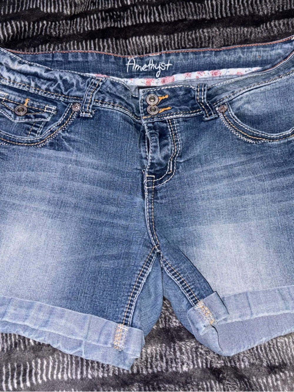 Amethyst Jeans Blue Denim Jean Shorts